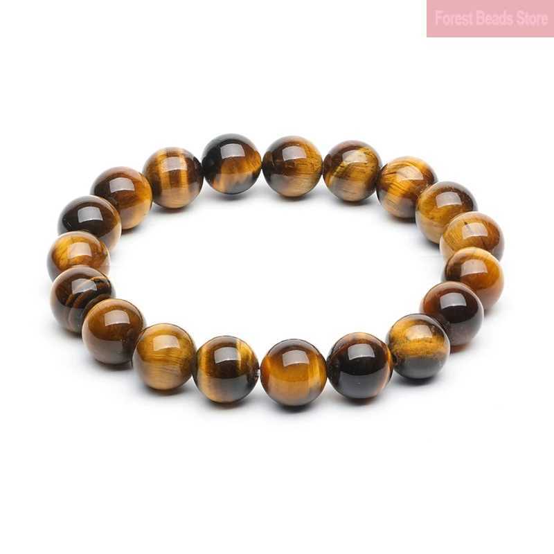 High Quality Yellow Tiger Eye Stone Bracelet Natural Stone Handmade Fine Bangles Handmade Healing Reiki Yoga Jewelry 6/8/10/12mm J251125