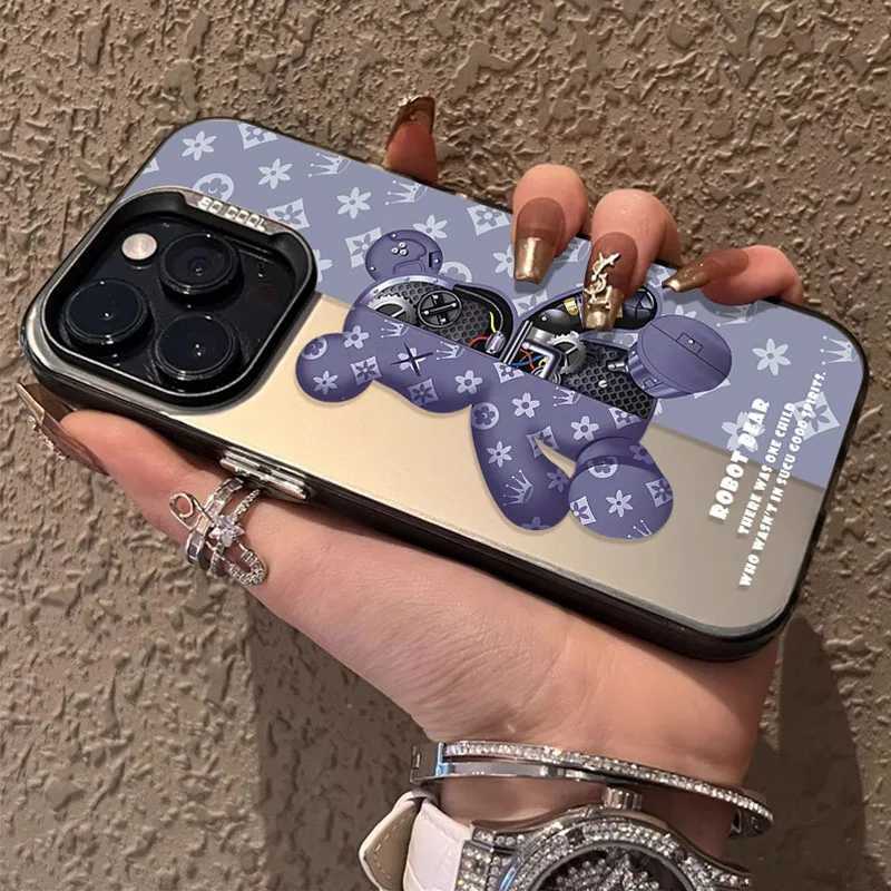 Matte Hard luxury Case for Galaxy S24 S23 S22 S21 Ultra Plus FE A54 A34 A24 A14 A73 A53 A33 5G Note 20 Luxury Retro Robot Be 251125