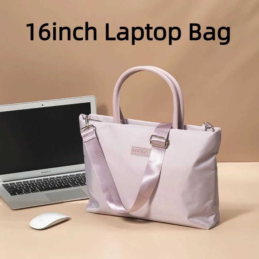 New 16inch Laptop Bag Shockproof Airbag Multi-pockets Laptop Sleeve Portable Lightweight Handbag BriefcaseT251125