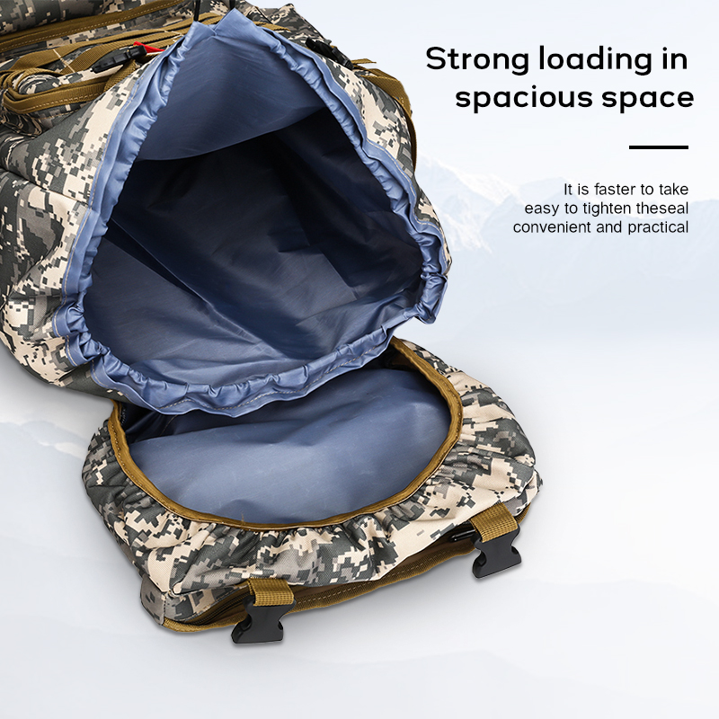 2pack 80l hiking backpack for men molle military tactical rucksack waterproof lightweight hiking backpack 3 day assault pack for travel climbing outdo