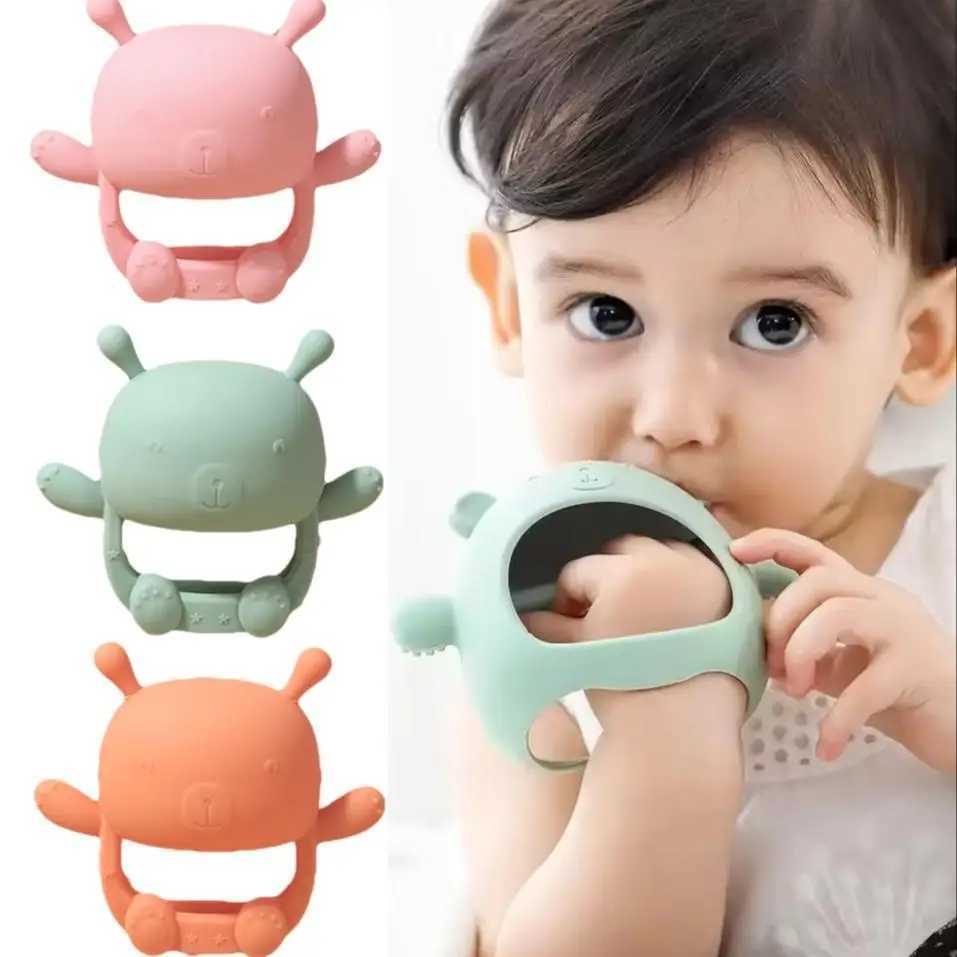 Fun Baby Silicone Teether Soft Teething Toy Gum Training Massage Molar Stick Perfect Gift for New Moms G251125