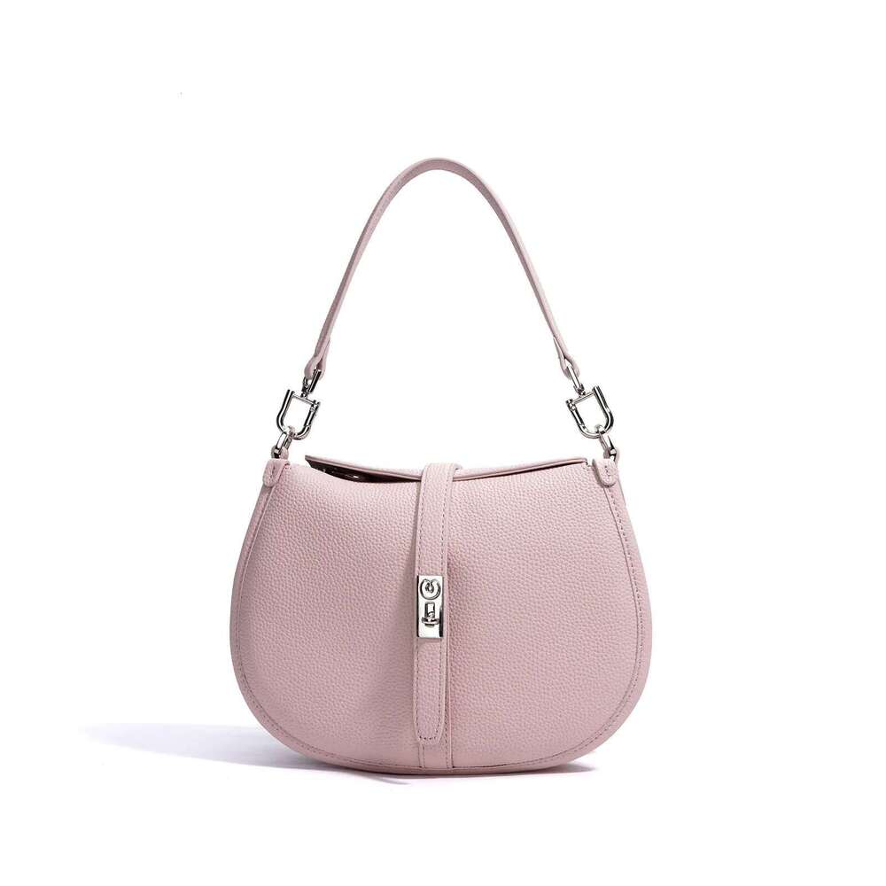 Women's Designer Genuine Leather Crescent Cross Body Fashion Versatile Simple Niche Shoulder Armpit Bag