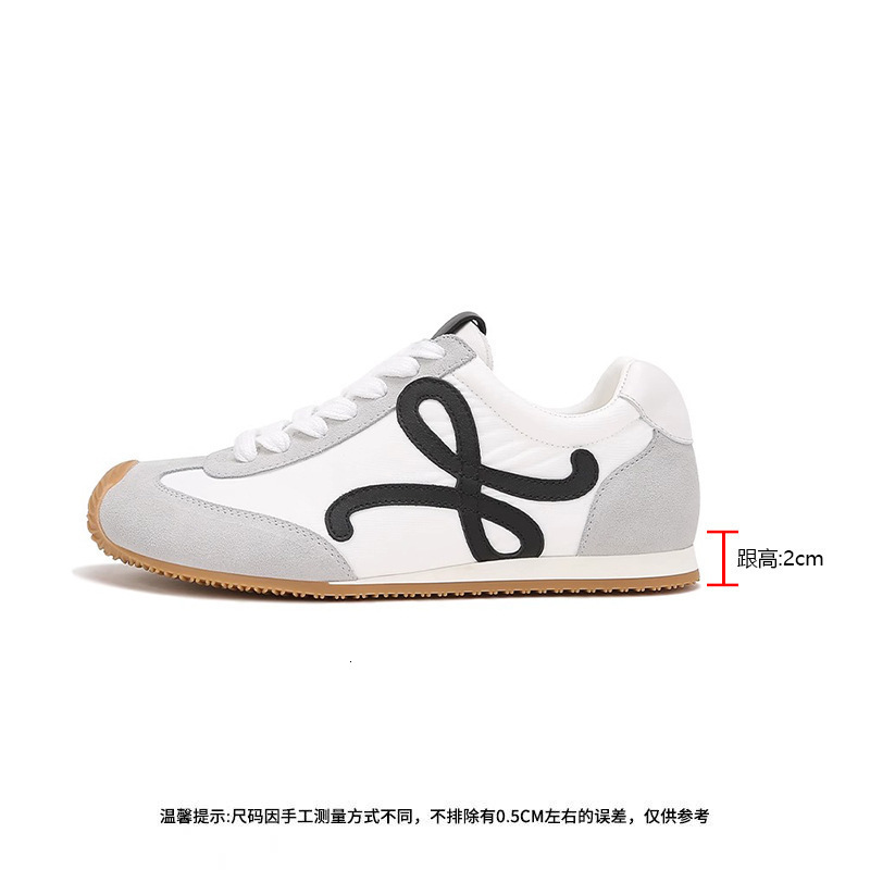 Cowhide Edition~Female 2025 Spring New Sport and Leisure Retro Lace with Inner Height Increase Ddmysaturn