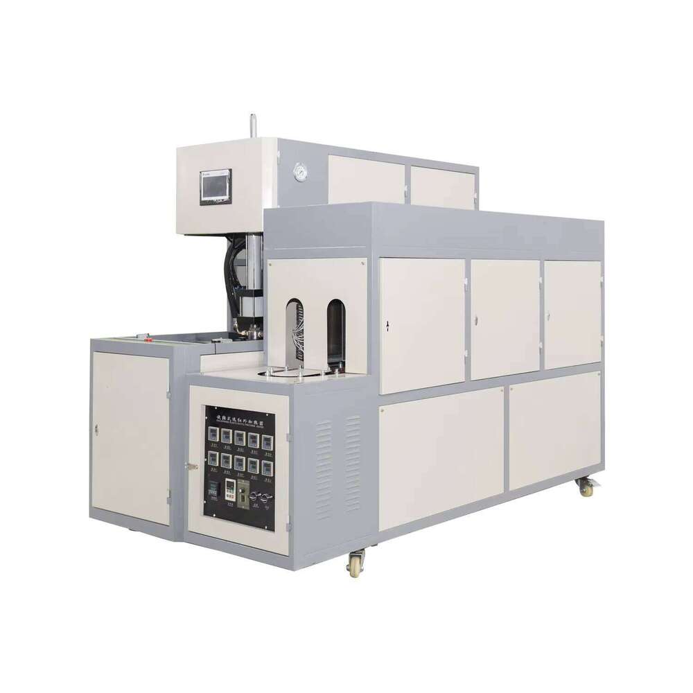 China Semi Automatic 250ml 4 cavity pet bottle blowing machine with low cost