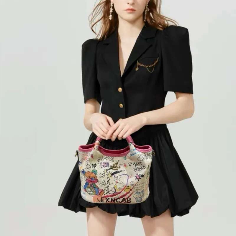 2025 New High End Large Capacity Tote Brand Color Blocked Handbag Designer Crossbody Fashion Bandolera Bag