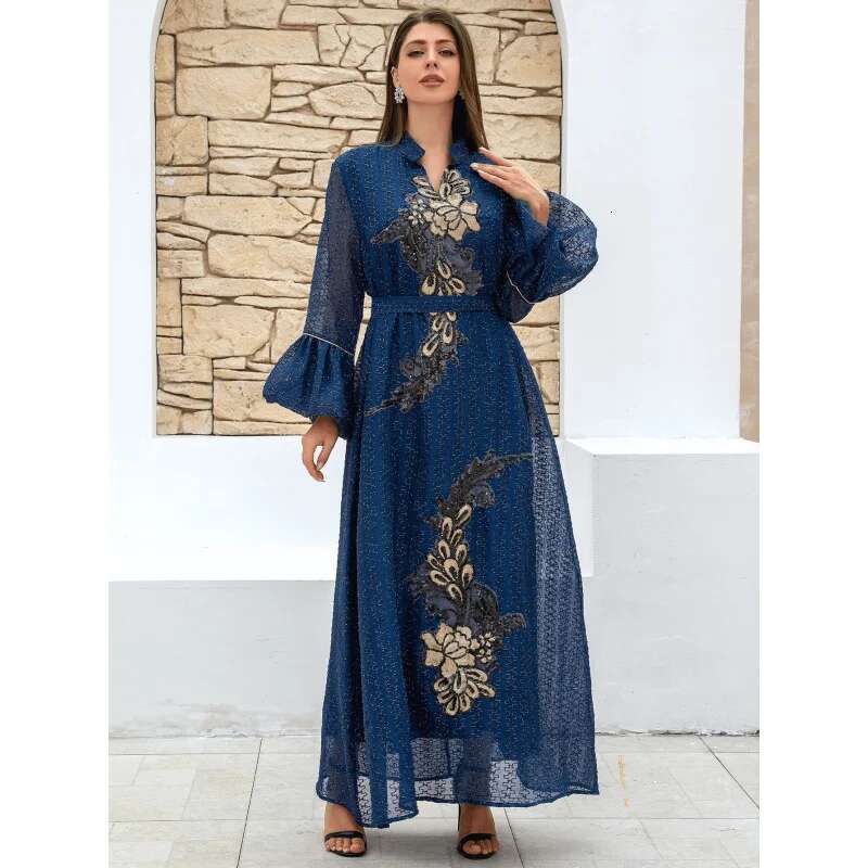 Dongdumaoyi Middle East Muslim Women S Wear New Dubai Abaya Embroidered Robe Dress W