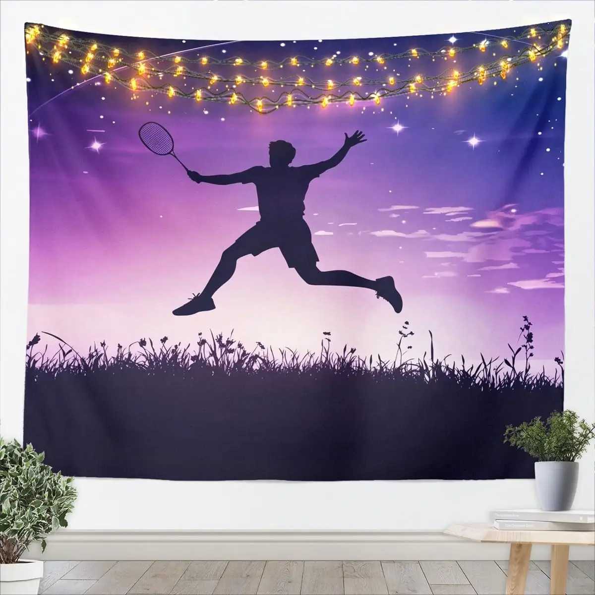 Soccer Tapestrysports Gaming Tapestry for Bedroom White and Black Football Tapestries Large for Kids Adults Sport Themed HangingM251125