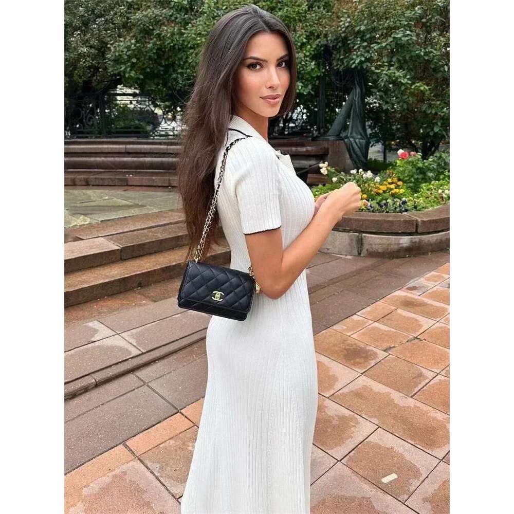 White Knit Fashion Maxi For Women Short Sleeve Patchwork Elegant Party Lapel High Waist Knitwear Women's Dress