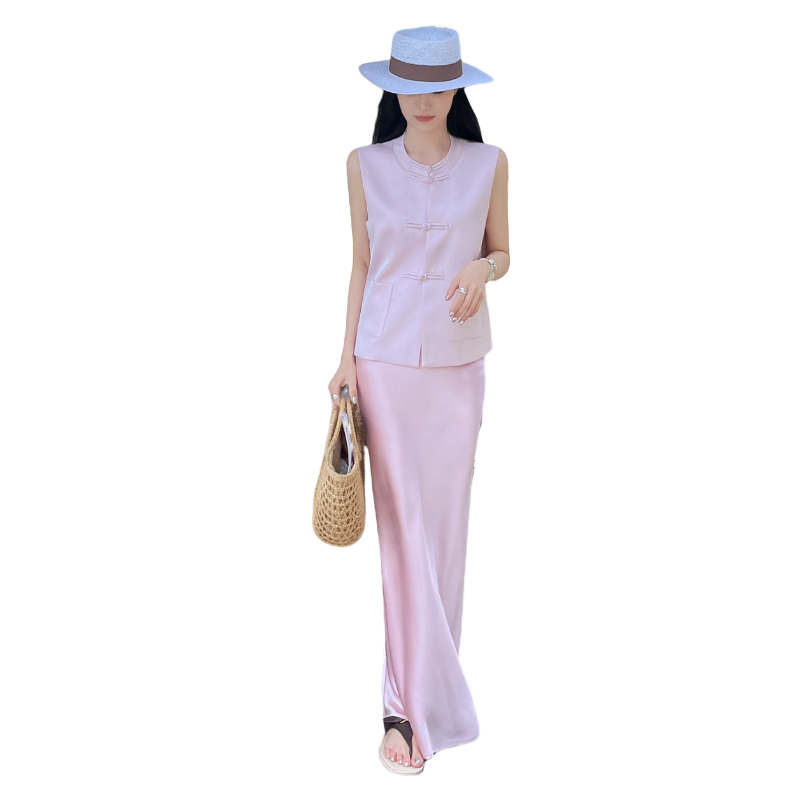 Womens Vest suits dress Vogue Paris Fashion Week Show Customized Fashion Tailored order.M27
