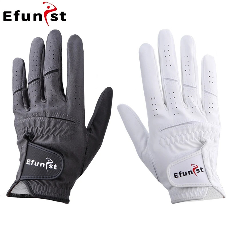 Golf Gloves Mens Glove Left/Right Hand 2 color Soft white Dark Grey Swing Putting Training particles Breathable Namib Gloves 250424
