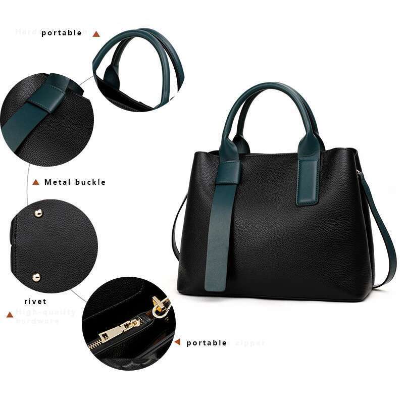 Designer Bag Aidrani Fashion Cowhide Women's Handbag Large Capacity Casual Versatile Daily Commuting One Shoulder Crossbody Tote Bag