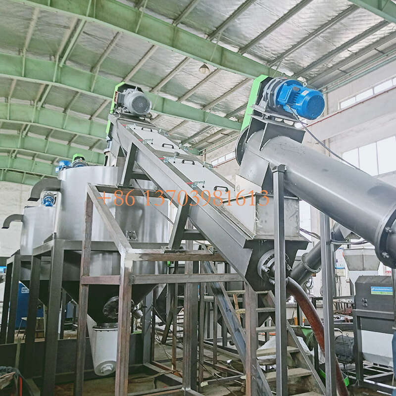 Waste Plastic PET Bottle Washing Recycling Machine Line High Purity Flakes