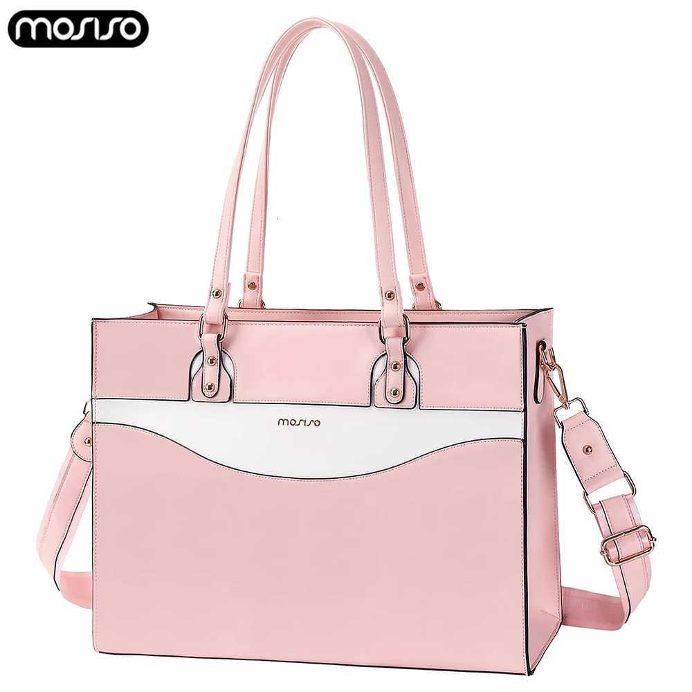 Laptop Bag for Women 156 Inch PU Leather Tote Bag Waterproof Computer Briefcase Sleeve Business Office Computer Shoulder BagT251125