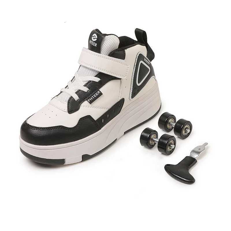 Roller Skate Shoes Kids Autumn Children Fashion Casual Sports Toy Birthday Gift Games Boys 4 Wheels Sneakers GirlsW251125 XJ260303