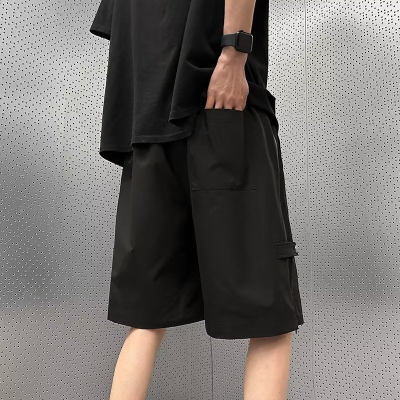 Shorts, casual loose men's straight leg shorts, 2025 summer new collection, youthful trend, Korean version, versatile, personalized and explosive
