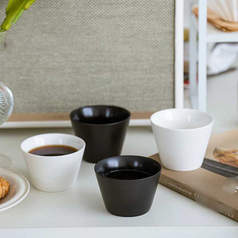 200/250ML Ceramic Coffee Mug Simple Solid Color High-quty Ceramic Espresso Latte Cup Breakfast Milk Tea Cup Home Water cups Y251125