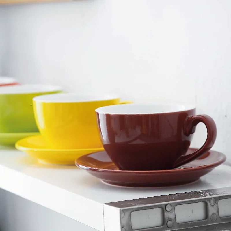 CHANSHOVA-Modern Simplicity Style Ceramic Coffee Cups Set Tea Cup and saucer China Porcelain Mugs 200ml H046 Y251125