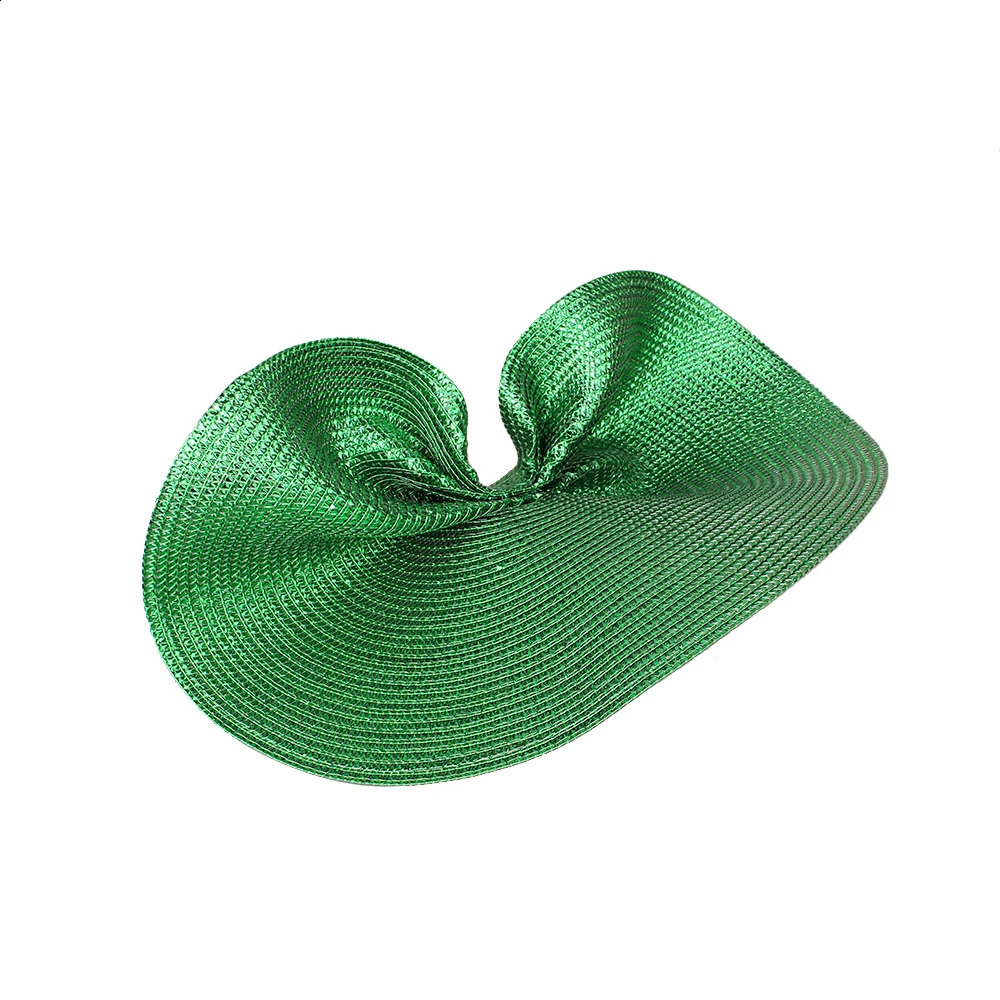 Glitter Gold Fascinator Lady Fascinator Hats Summer Wedding Big Millinery Vintage Elegant Ladies Fedora Church Bridal Headdress 250424