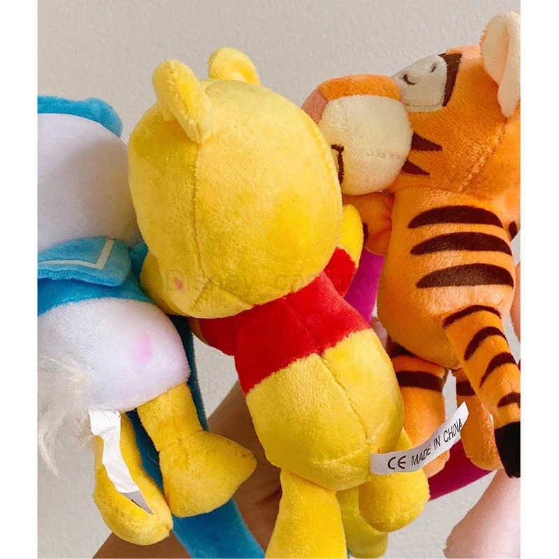 Disney Plush Ears Winnie The Pooh Headband Women Cartoon Anime Mickey Donald Duck Hairbands Girl Tigger Headwear Kids Party Gift X250425