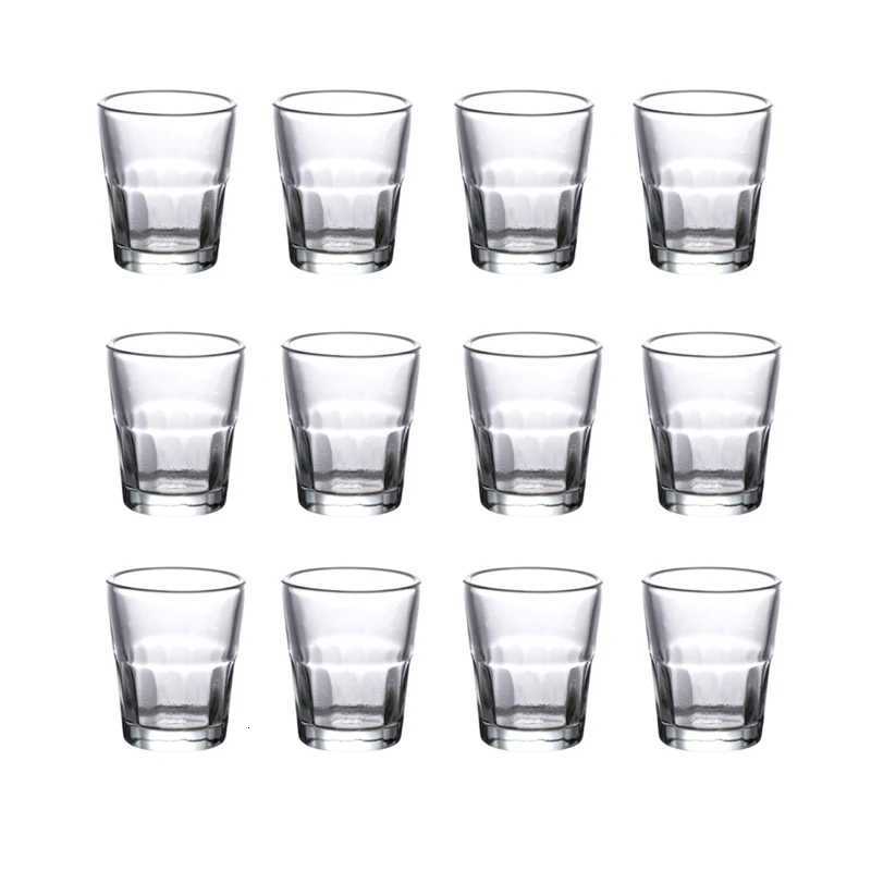 20ml Spirits Cup Whiskey Cocktail Brandy Cups 12pcs Set Creative Small Wine Utensils Drinkware Restaurant Specific Wine Glasses Y251125