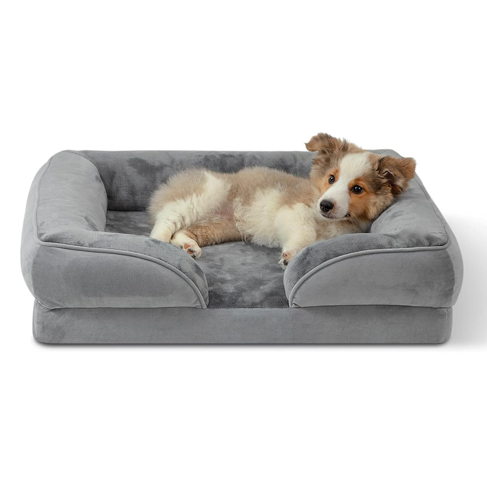 Pet supplies dog plush sofa comfortable and washable universal medium and large pet nest