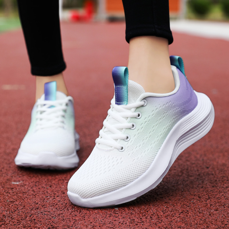 Lightweight Soft Women S Versatile Summer Casual Sports Women Breathable Fly Woven Running Thick Soled Height Increasing Shoes For Children Ddmysaturn
