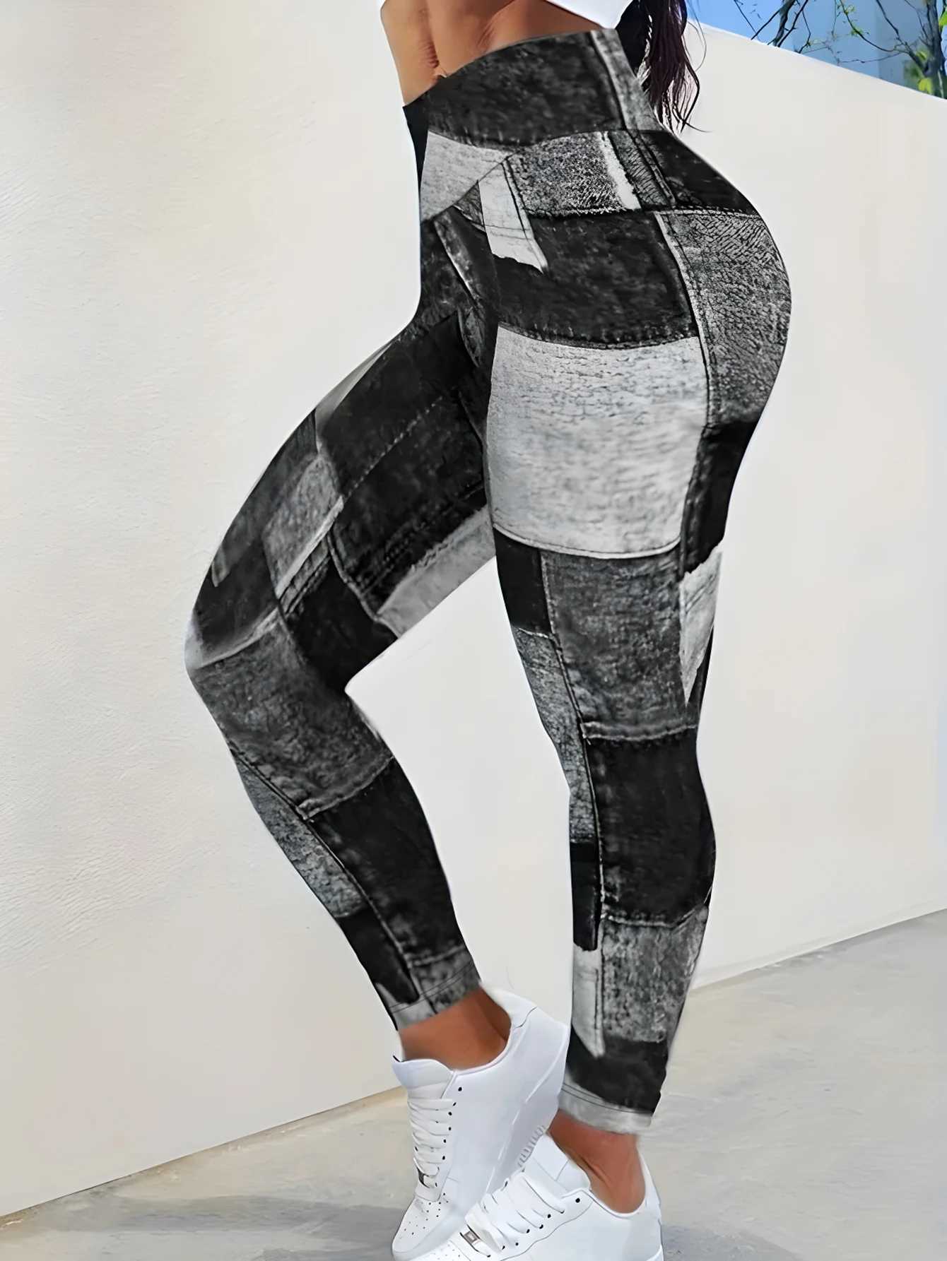 Fitness womens long legs high waisted elastic solid yoga legs gym jogging fast drying push up ultra-thin pants female purchasing agentC250425