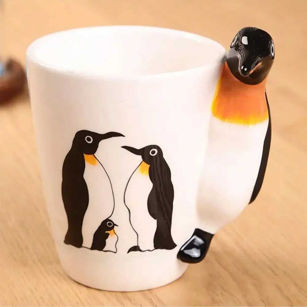 3D Creative Personty Hand Painted Ceramic Mug Holiday and Birthday Gift Y251125