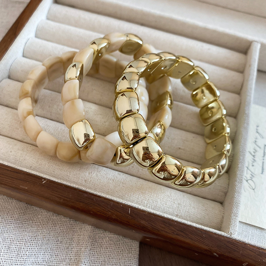 3-6PCS Set Punk Trendy Multilayer Bangles for Women Gold Color Fashion Bangles Jewelry Party Jewelry Set designer bracelet women luxury jewelry bracel - view 3