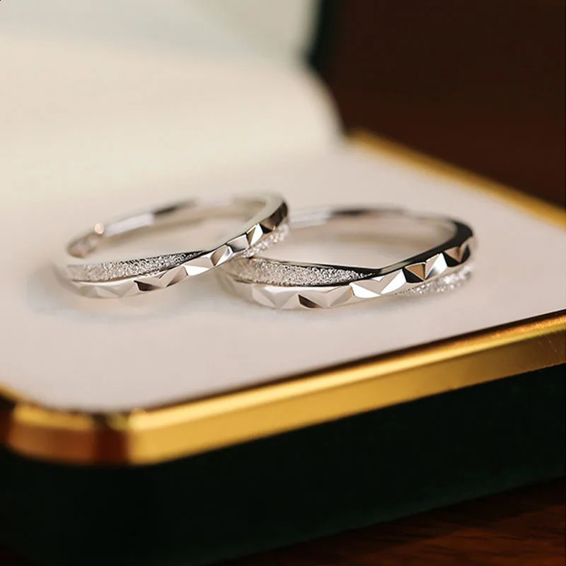 JYJIAYUJY 100% original pure silver S999 adjustable couple ring only for you to meet fashionable jewelry gifts daily JYCPR21 250422