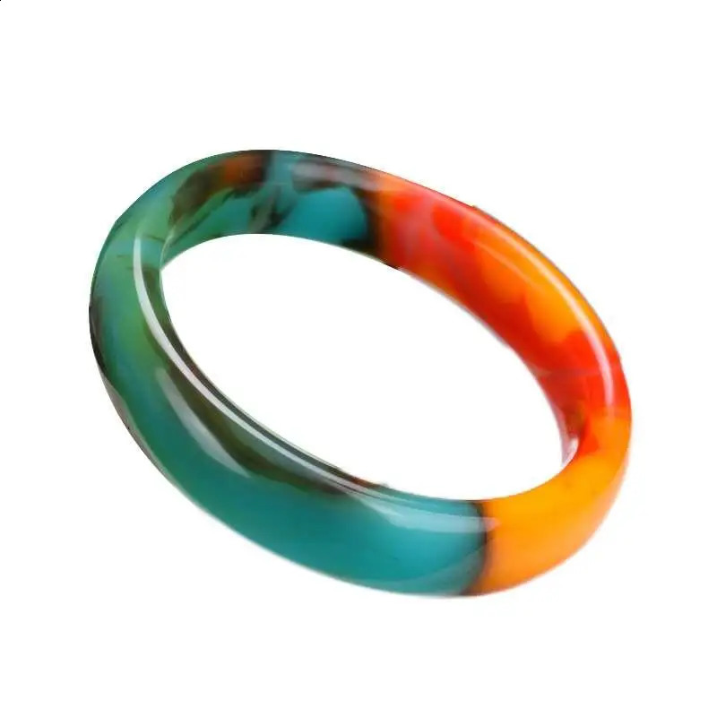 Hetian Jade Gobi Jade Seven Jade Bracelet Rich Bracelet Womens Wide Stripe Bracelet Girl Jade Bracelets 250424