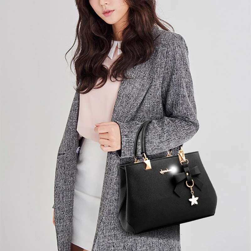 Famous Designer Brand Women Leather Handbags 2024 Ladies Hand Purse Fashion Shoulder Bags