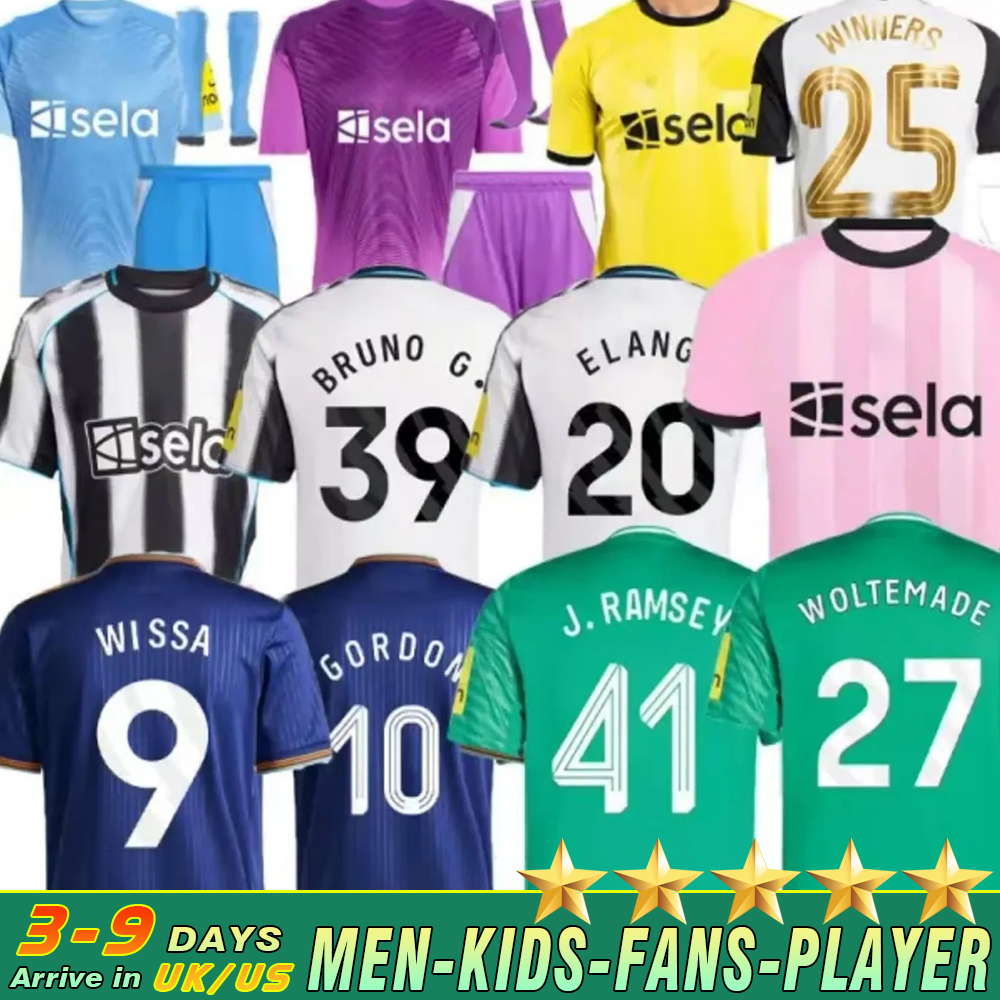 25 26 Woltemade WISSA newcastl e soccer jerseys Elanga CARABAO CUP FINAL burn 2025 2026 BARNES BRUNO G. Gordon MURPHY TONALI football shirts Home THIAW fans Player home