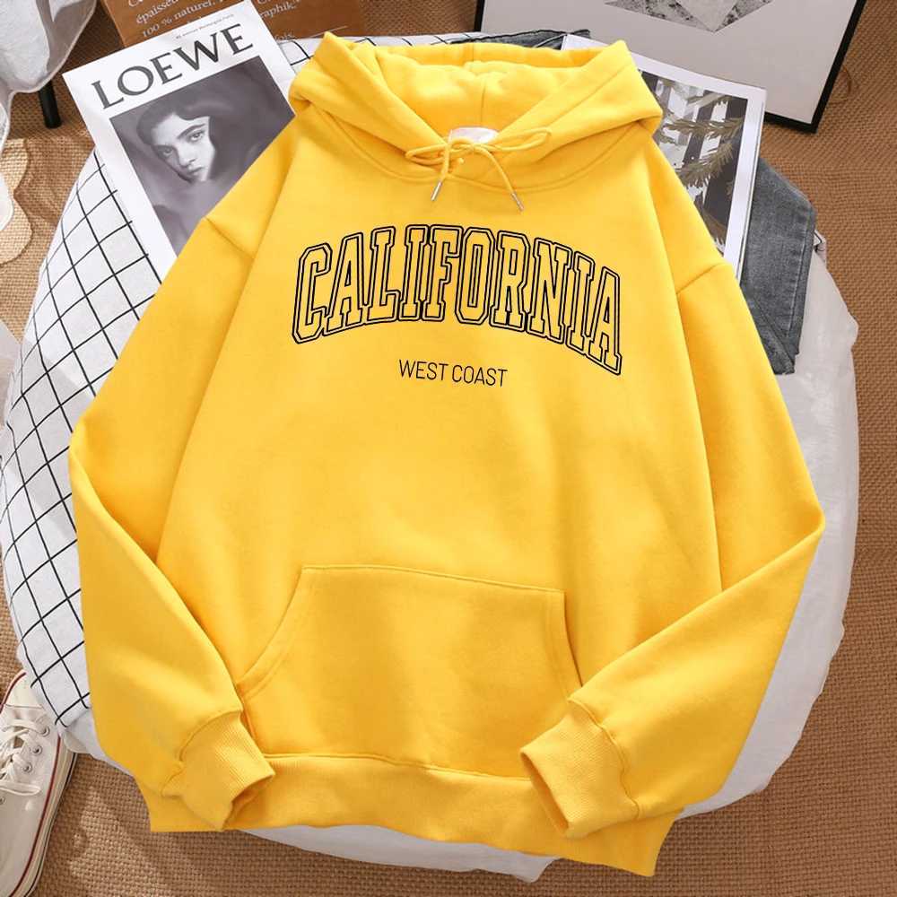 California West Coast Printed Mens Street Hoodie Crewneck Hoodie Autumn Graphic Super Large Hoodie Hip Hop Casual Fce Clothing w250425