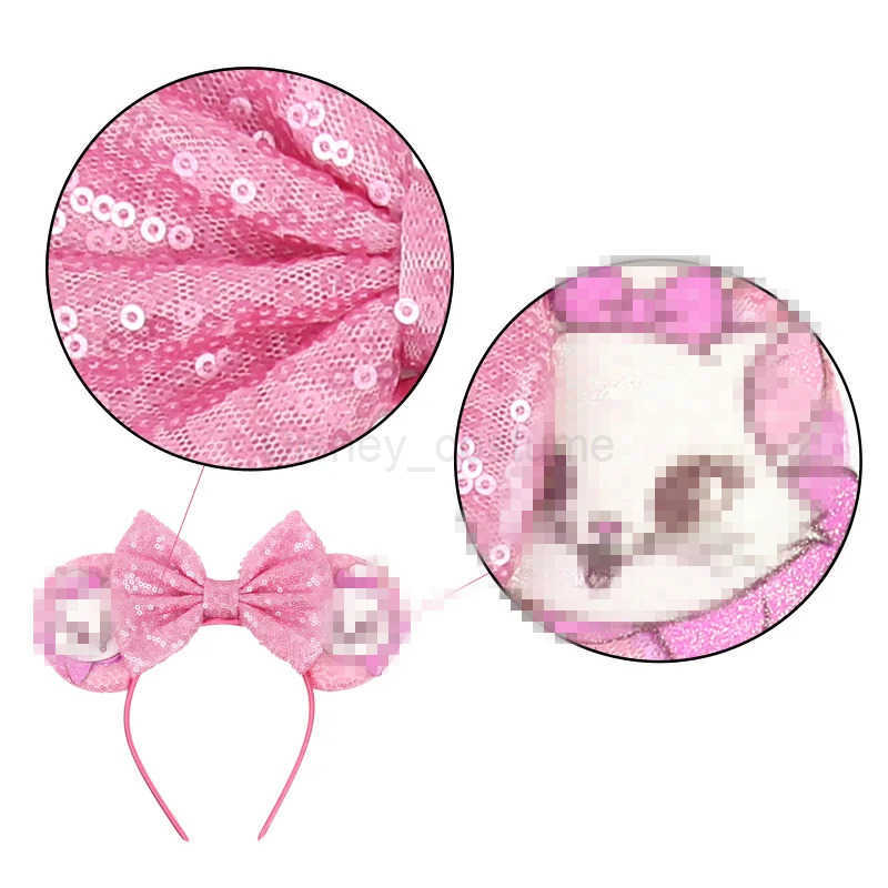 Disney Kawaii Disney Mary Cat Headband Shining 5 Bow Headband Adult Childrens Birthday Party Hair Accessories Role Playing Hair Accessories X250425
