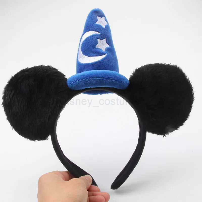 Disney 2015 Mickey Mouse Plush Magic House Disney Headwear Cosplay Decoration Christmas Party Costume Hair Band Adult Children Halloween Part X250425