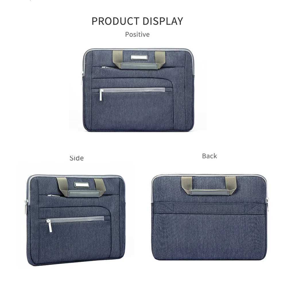 13-14 Inch Laptop Sleeve Bag for Business Portable Briefcase Handbag For MacBook Air/Pro Compartments Notebook Bag for TravelT251125