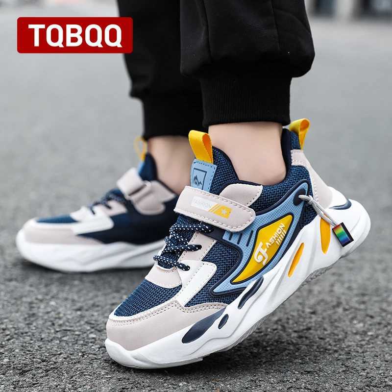 Kids Boy Fashion Trend Casual Sneaker Non-Slip Childrens Sports Shoes Breathable Mesh Comfortable WearW251125 XJ260303