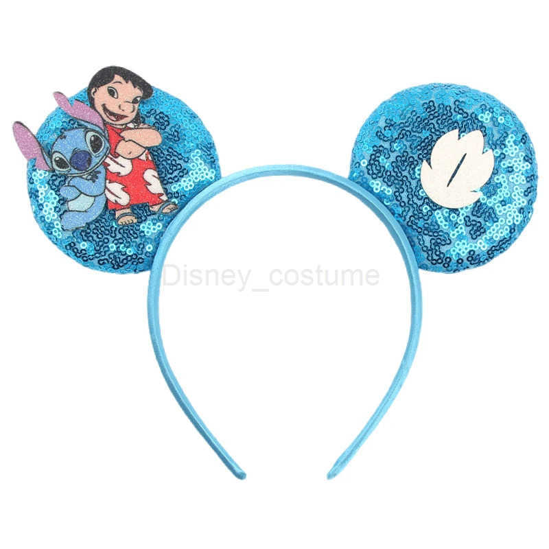Disney 2024 Disney Festival Party Role Playing Mouse Ear Headband 3.3 Ear Flash Hair DIY Cartoon Hair Accessories for Boys and Girls X250425