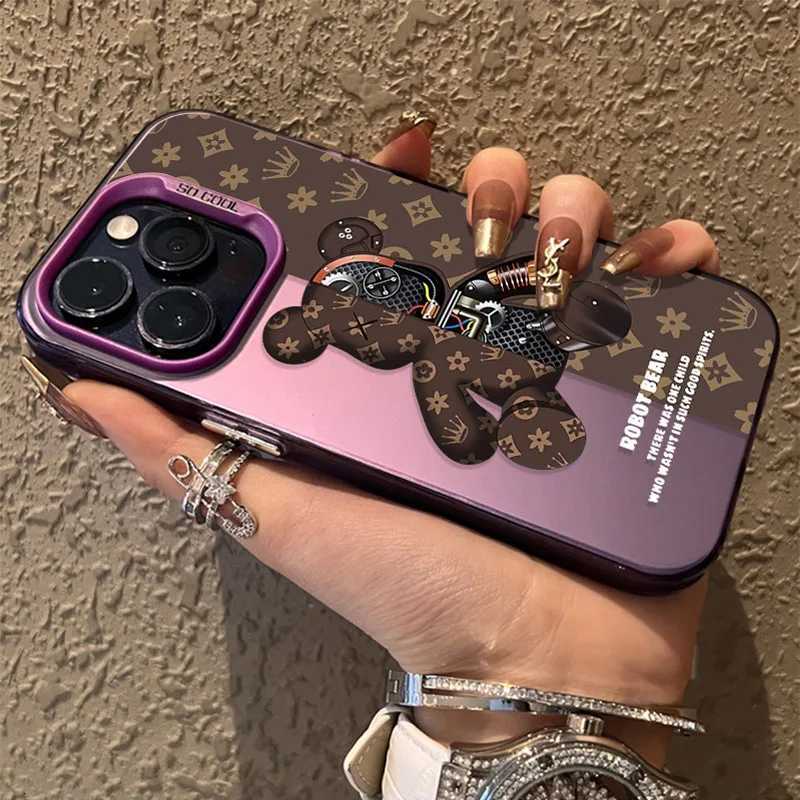 Matte Hard luxury Case for Galaxy S24 S23 S22 S21 Ultra Plus FE A54 A34 A24 A14 A73 A53 A33 5G Note 20 Luxury Retro Robot Be 251125