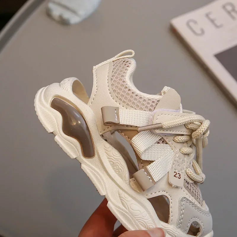 rens sports shoes summer sports sandals breathable mesh running sandals for boys and girls rens fashion soft soled shoes 250424
