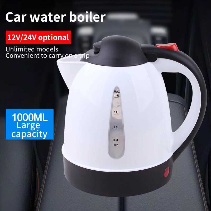 Portable car kettle car big truck 12v24v electric kettle cigarette lighter make tea boiling cup 1000ML C251125