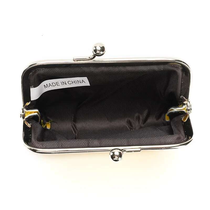 2024 New Lipstick Storage Bag Pure Color Fans You Short Clip Package Lady Crocodiel Pattern Kiss Lock Coin Purse Cute Wallet