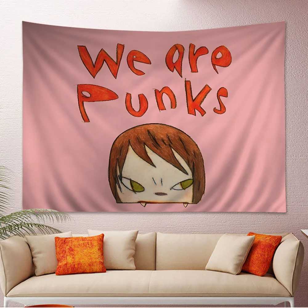 Yoshitomo Nara Anime Tapestry Art Science Fiction Room Home Decor Wall Art DecorM251125