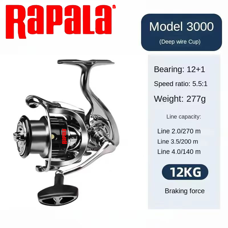 Rapala STELLA SW Rapala Rueda giratoria insignia STELLA SW Barco de pesca totalmente de metal fundido a distancia