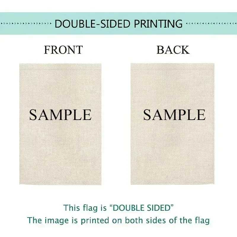 Yorkie dog Themed Christmas Garden Flag Vibrant Double-Sided Durable Burlap Outdoor Decor with Festive Christmas Tree DesignM251125