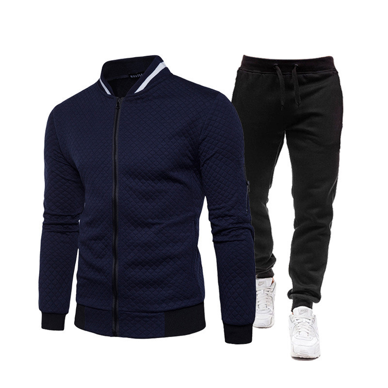 Men's Tracksuits Fashion Spring And Autumn Baseball Wear Pants Two-piece Set 2025 Outdoor Jogging Jacket Leisure Sports Suit