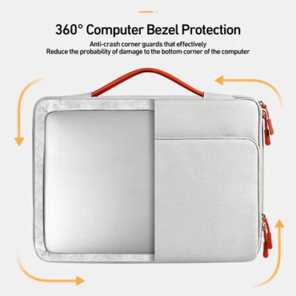 High Quality 133/154inch Laptop Sleeve Case Shockproof Waterproof Laptop Bag Large Capacity Business Notebook HandbagT251125