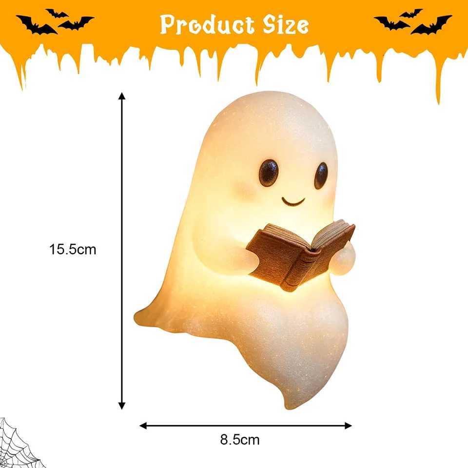 Ghost Night Light Halloween Led Bedroom Lamps Bedside 3d Cartoon Table Battery Powered Desk Living Room For Kids Decorative CuteM251125