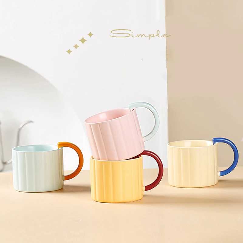350ml Simple Ceramic Mug Nordic Style Creative Cute Water Cup Home Coffee Breakfast Cup Tea Milk Cup Send Friends Gift Y251125